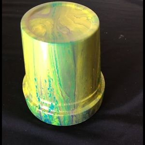 Flow art planting pot